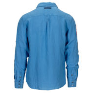 Bilde av Amundsen Safari Linen Shirt Garment Dyed  Azure Blue