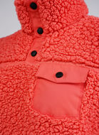 Bilde av Pelle P Sherpa Sweater Womens Coral Red