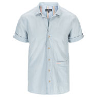 Amundsen Beach Shirt Pinstripe Blue