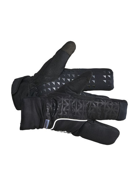 Craft Siberian 2.0 Split Finger Glove Black
