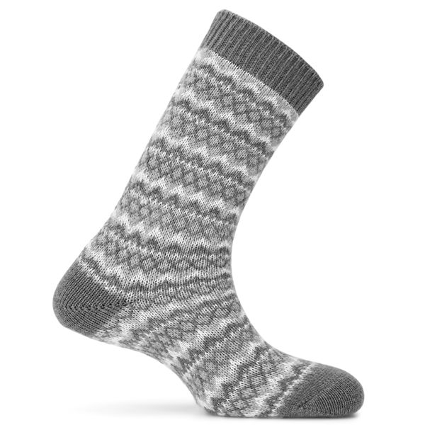 Amundsen Skauen Mid Calf Socks Light Grey