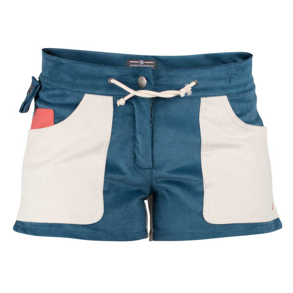Amundsen 3Incher Cord Shorts W Faded Blue/Natural
