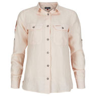 Amundsen Safari Linen Shirt G.Dyed W Blush Pink