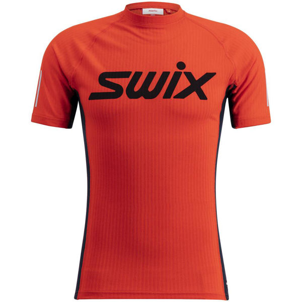 Swix Roadline RaceX Short Sleeve Fiery Red/Dark Navy