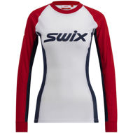 Swix RaceX Classic Long Sleeve Womens Swix Red/Bright White