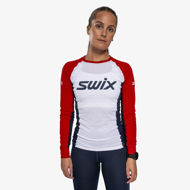 Swix RaceX Classic Long Sleeve Womens Swix Red/Bright White