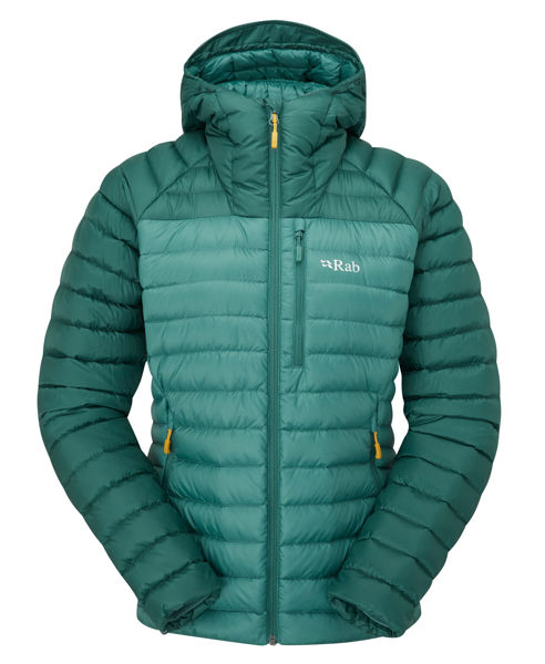 Rab Microlight Alpine Jacket Womens Green Slate/Eucalyptus
