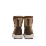 BoatBoot Low Cut Canvas Leather Brown