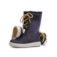 BoatBoot High Cut Laceup Canvas Navy