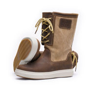 BoatBoot High Cut Laceup Canvas Brown