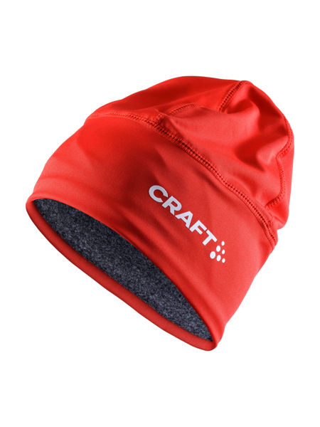 Craft Nor Adv Windblock Fleece Hat Bright Red/White