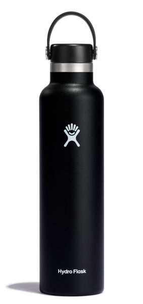 Hydro Flask 24 OZ Standard Mouth Flex Cap Black 