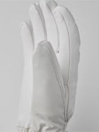 Hestra Primaloft Leather Female 5 Finger Ivory/Offwhite