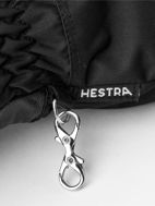Hestra Primaloft Leather Female 5 Finger Black/Black