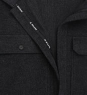 Aclima Reborn Lumber Jacket Dark Grey Melange