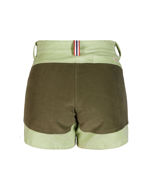 Amundsen 5Incher Cord Shorts Womens Lichen Green/Natural