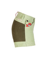 Amundsen 5Incher Cord Shorts Womens Lichen Green/Natural