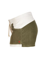 Amundsen 3Incher Cord Shorts Womens Natural/Olive Ash