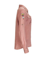 Amundsen Safari Linen Shirt G.Dyed Womens Faded Peony Pink