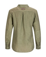 Amundsen Safari Linen Shirt G.Dyed Womens Olive Ash
