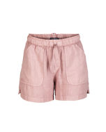 Amundsen Safari Linen Shorts Womens Faded Peony Pink