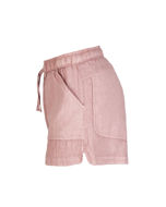 Amundsen Safari Linen Shorts Womens Faded Peony Pink